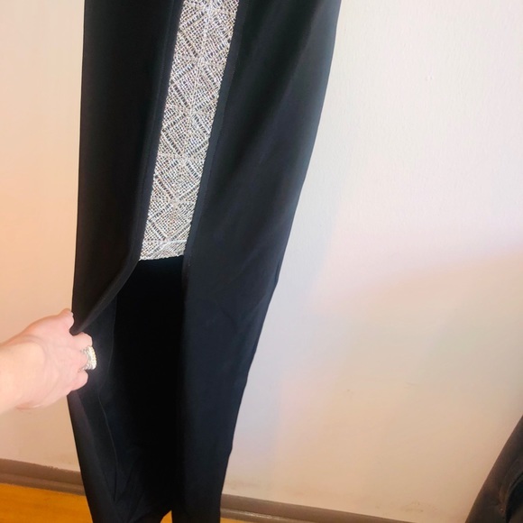 NWT $180 Bebe long strapless front slit dress - Picture 4 of 6